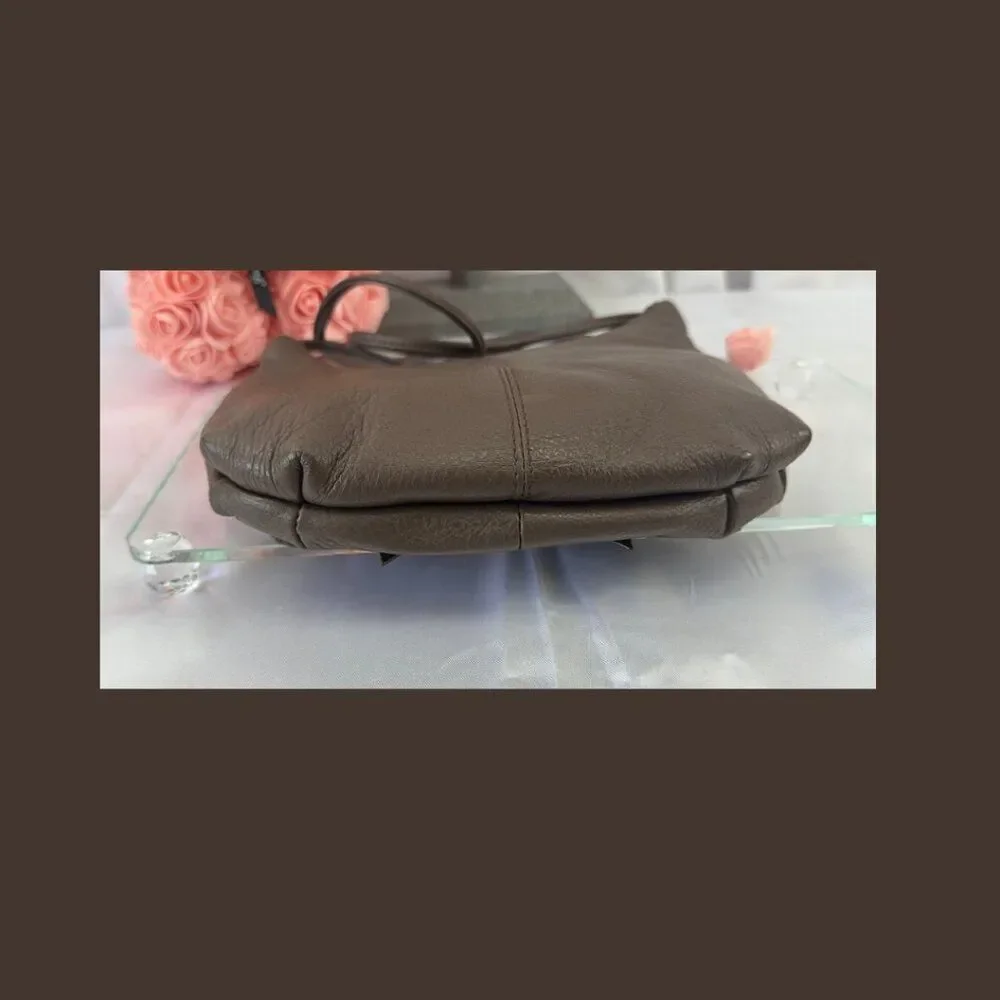 Stone Mountain Leather Crossbody Bag – Taupe Brown